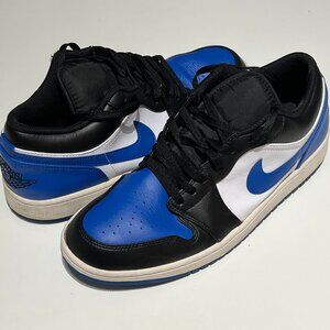 Nike Air Jordan 1 Low Men's Size 11.5 Alternate Royal Toe 553558 140 - Used